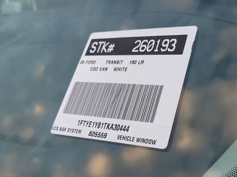 New 2026 Ford Transit 150 Low Roof w/ Load Area Protection Package image 22