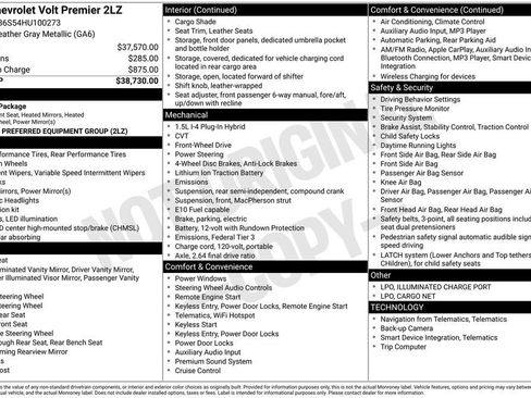 Used 2017 Chevrolet Volt Premier image 10