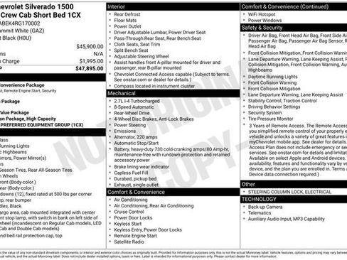 Used 2024 Chevrolet Silverado 1500 Custom RWD image 38