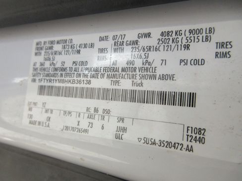 Used 2017 Ford Transit 250 130 Low Roof w/ Interior Upgrade Package image 33