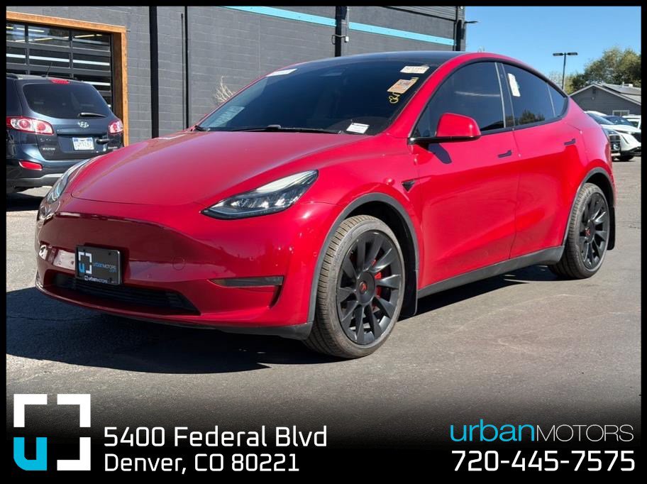 Used 2020 Tesla Model Y Long Range AWD/4WD image 1