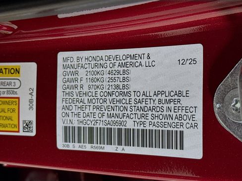 New 2025 Honda Accord Sport image 37