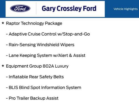 Used 2019 Ford F150 Raptor w/ Equipment Group 802A Luxury AWD/4WD image 19