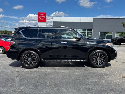 Used 2019 Nissan Armada Platinum w/ Captain's Chairs Package RWD image 2