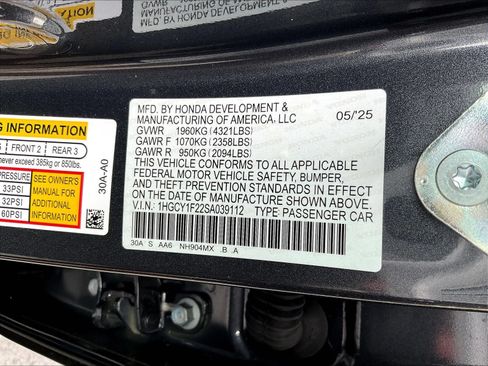 Used 2025 Honda Accord LX image 6
