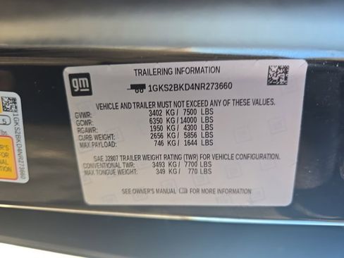 Used 2022 GMC Yukon SLT w/ SLT Premium Package image 36