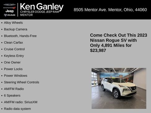 Used 2023 Nissan Rogue SV image 5