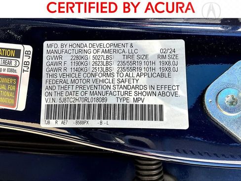 Used 2024 Acura RDX SH-AWD w/ Advance Package image 43