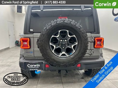 Used 2023 Jeep Wrangler Unlimited Rubicon 4xe w/ Steel Bumper Group AWD/4WD image 4