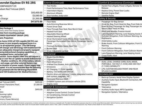 Used 2025 Chevrolet Equinox EV RS FWD image 32