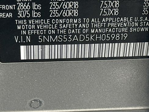 Used 2019 Hyundai Santa Fe Limited FWD image 33