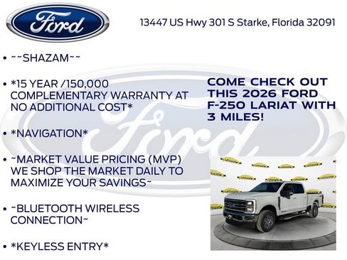 New 2026 Ford F250 Lariat image 5