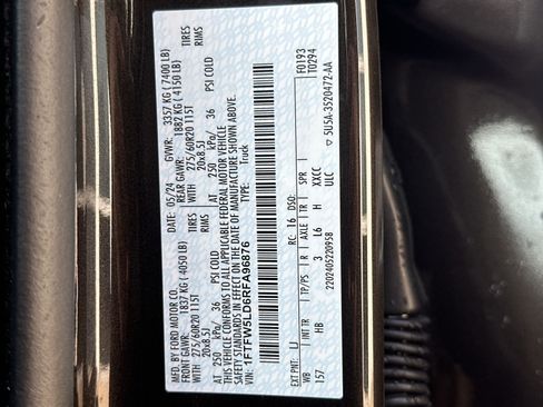 Certified 2024 Ford F150 Lariat w/ Bed Utility Package AWD/4WD image 38