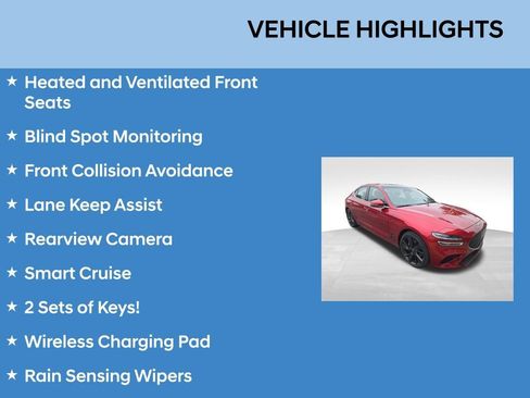 Used 2023 Genesis G70 2.0T w/ Sport Prestige Package AWD/4WD image 3