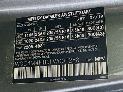 Certified 2020 Mercedes-Benz GLB 250 GLB 250 image 30