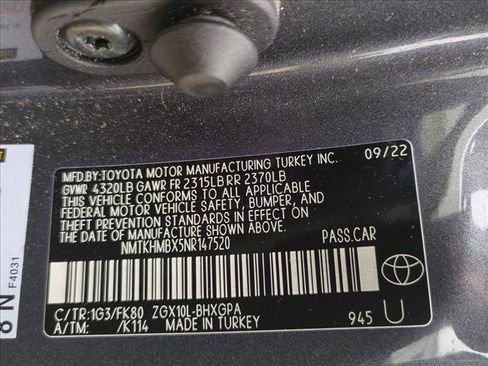 Used 2022 Toyota C-HR XLE FWD image 15