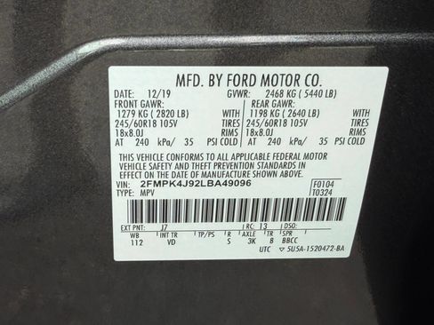 Used 2020 Ford Edge SEL w/ Convenience Package AWD/4WD image 38