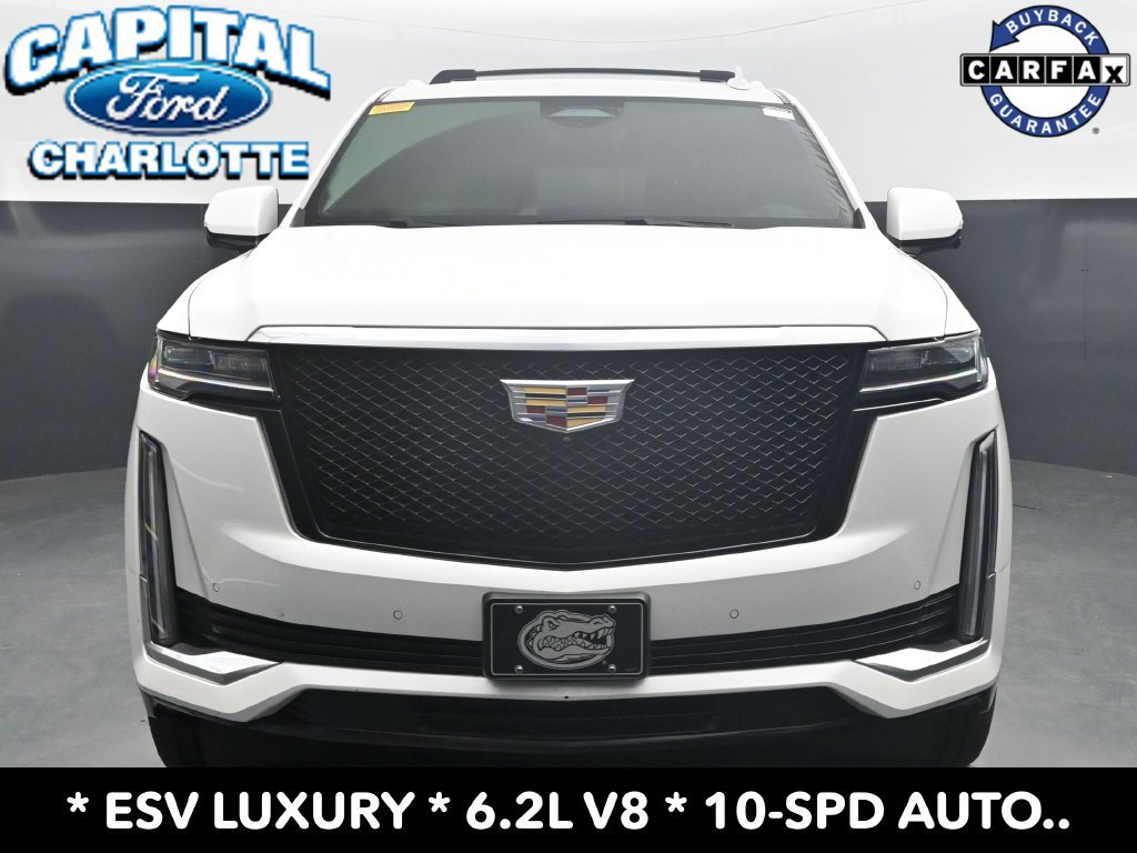 Used 2022 Cadillac Escalade ESV Luxury w/ LPO, Floor Liner Package AWD/4WD image 2
