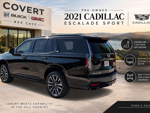 Used 2021 Cadillac Escalade Sport w/ Driver Assist Tech Package RWD image 3