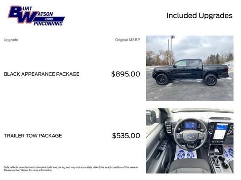 New 2025 Ford Ranger XLT w/ Black Appearance Package image 4