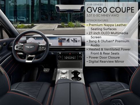 New 2026 Genesis GV80 3.5T e-SC image 17