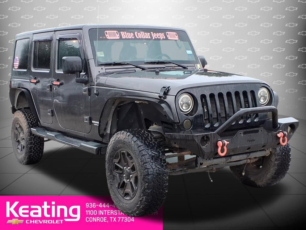 Used 2014 Jeep Wrangler Unlimited Sahara w/ Connectivity Group AWD/4WD image 3