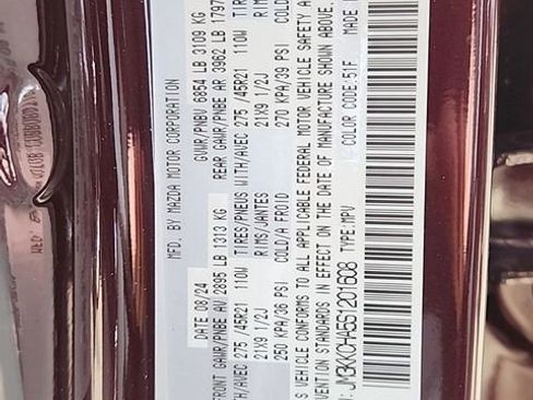 Certified 2025 MAZDA CX-90 Plug-In Hybrid w/Premium Sport image 27