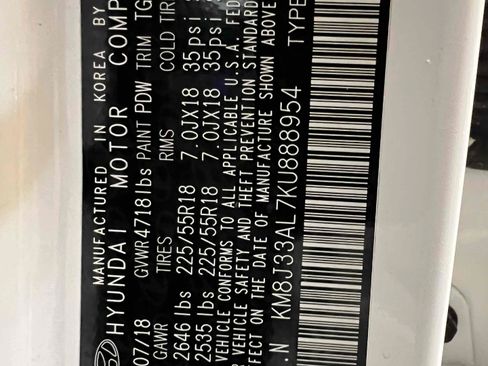 Used 2019 Hyundai Tucson SEL w/ Cargo Package FWD image 13