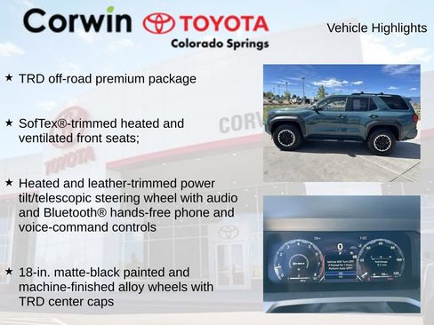 Used 2026 Toyota 4Runner TRD Off-Road Premium AWD/4WD image 14