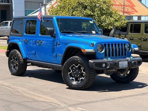 Used 2021 Jeep Wrangler Unlimited Rubicon 4xe w/ Cold Weather Group AWD/4WD image 2