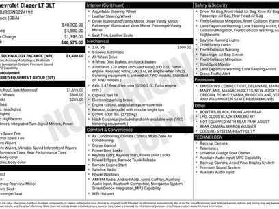 Certified 2022 Chevrolet Blazer LT w/ Sound & Technology Package