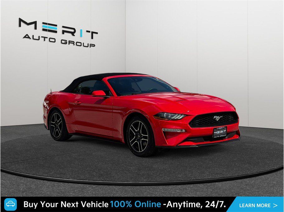 Used 2021 Ford Mustang Premium RWD image 1