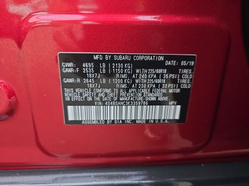 Used 2019 Subaru Outback 2.5i Limited AWD/4WD image 16