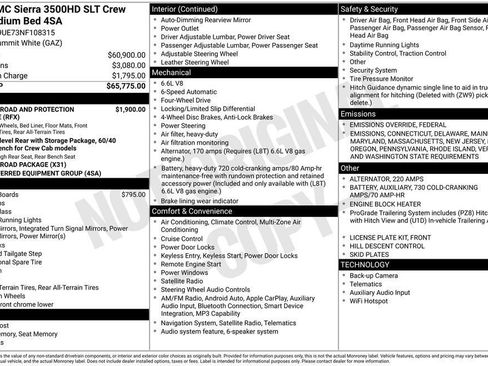 Used 2022 GMC Sierra 3500 SLT image 8