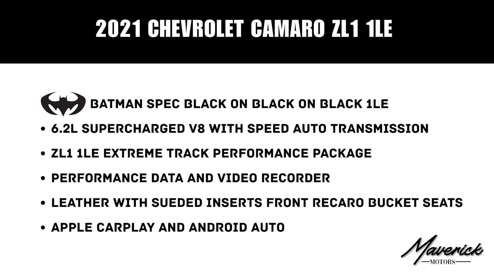 Used 2021 Chevrolet Camaro ZL1 RWD image 2