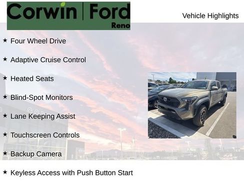 Used 2024 Toyota Tacoma TRD Off-Road w/ TRD Off Road Upgrade Package AWD/4WD image 8