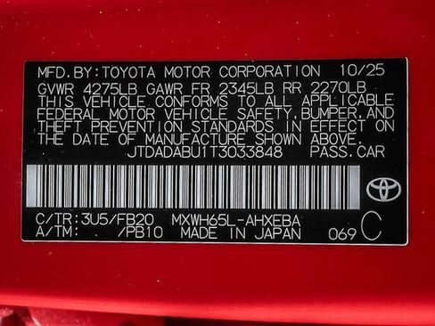 New 2026 Toyota Prius LE AWD/4WD image 14