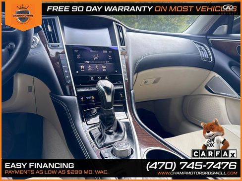 Used 2018 INFINITI Q50 Luxe w/ Sensory Package (Luxe) RWD image 29