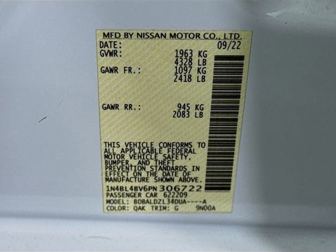 Certified 2023 Nissan Altima 2.5 S FWD image 33