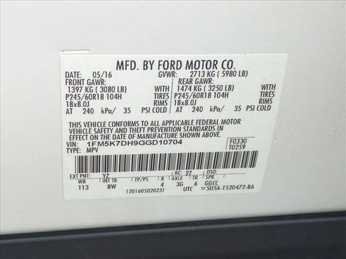 Used 2016 Ford Explorer XLT w/ Equipment Group 202A image 27