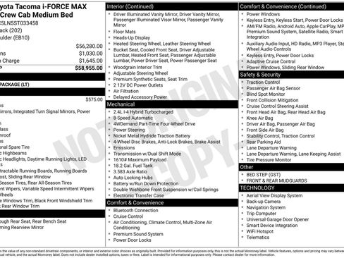Certified 2025 Toyota Tacoma Limited AWD/4WD image 34