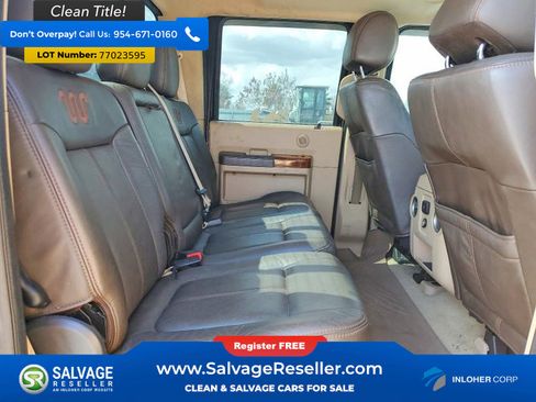 Used 2015 Ford F350 King Ranch w/ King Ranch w/Chrome Package image 13