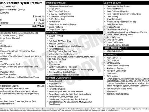 Certified 2025 Subaru Forester Premium image 33