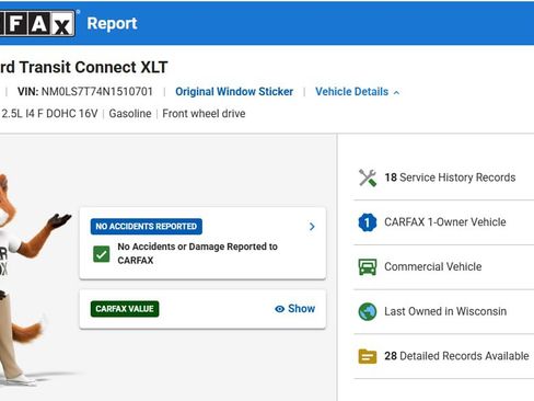 Used 2022 Ford Transit Connect XLT w/ CNG/LPG Engine Prep Package FWD image 3