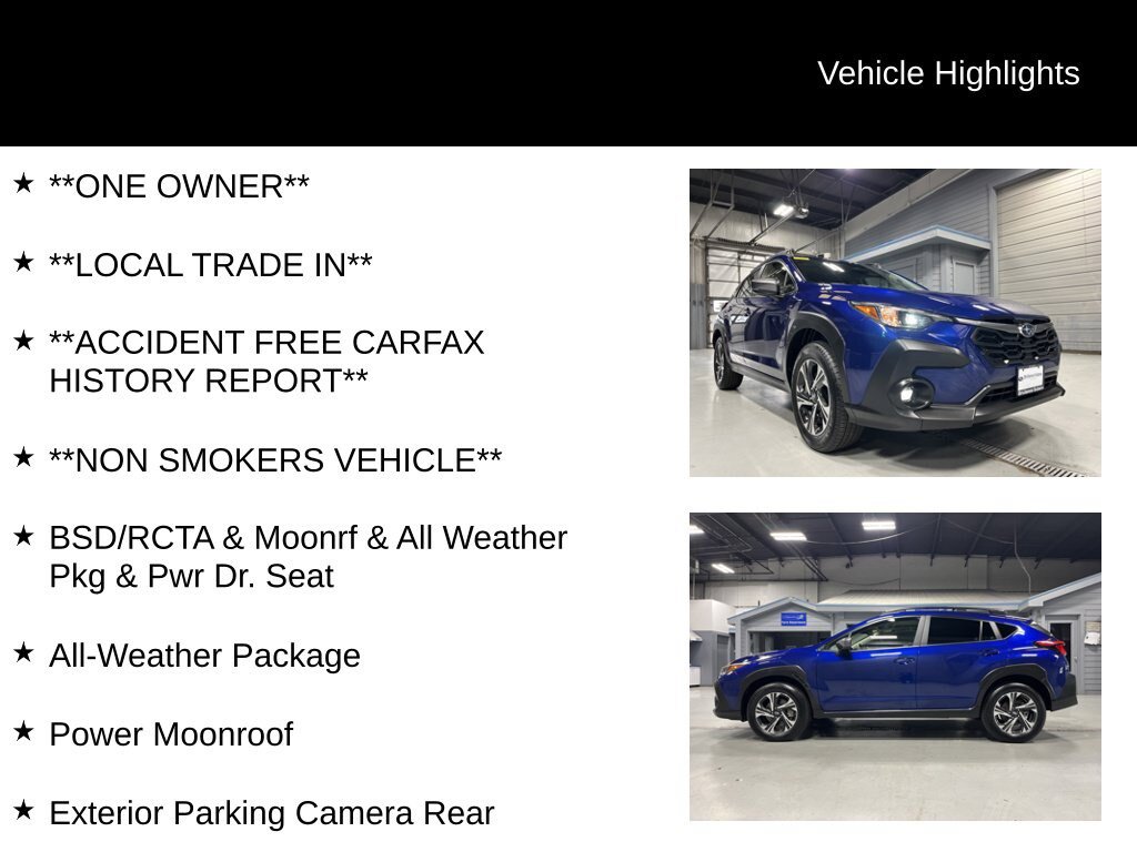 Certified 2024 Subaru Crosstrek 2.0i Premium AWD/4WD image 13