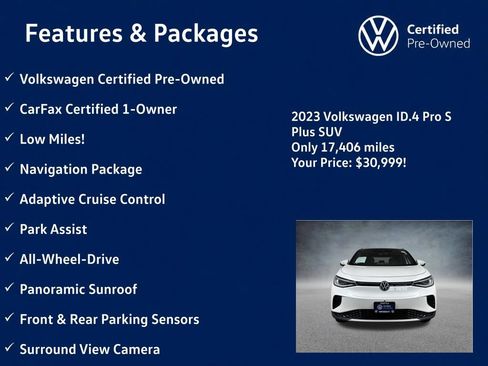 Used 2023 Volkswagen ID.4 Pro S Plus AWD/4WD image 5