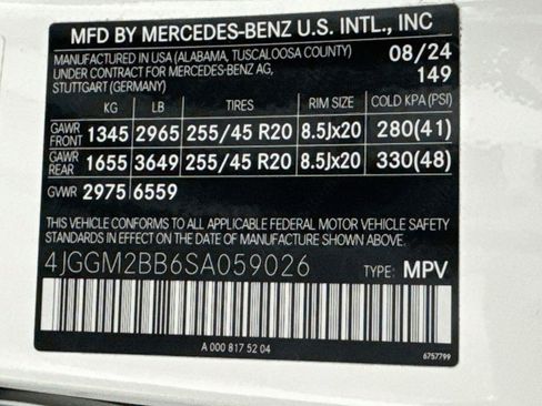 Certified 2025 Mercedes-Benz EQE 350+ SUV image 24