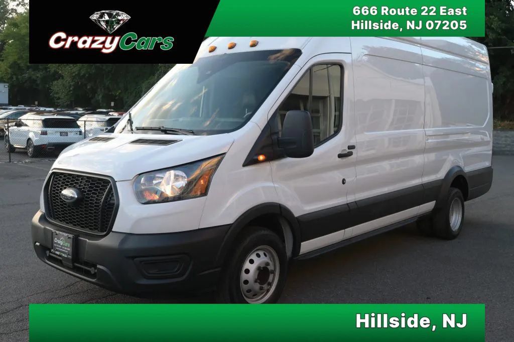 Used 2023 Ford Transit 350 148 High Roof Extended DRW RWD image 1