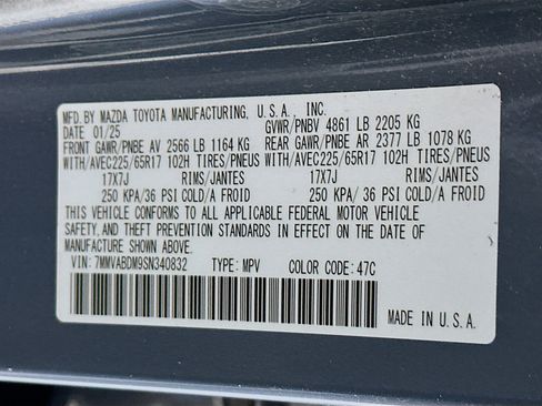 Used 2025 MAZDA CX-50 AWD 2.5 S w/ Premium Package image 12