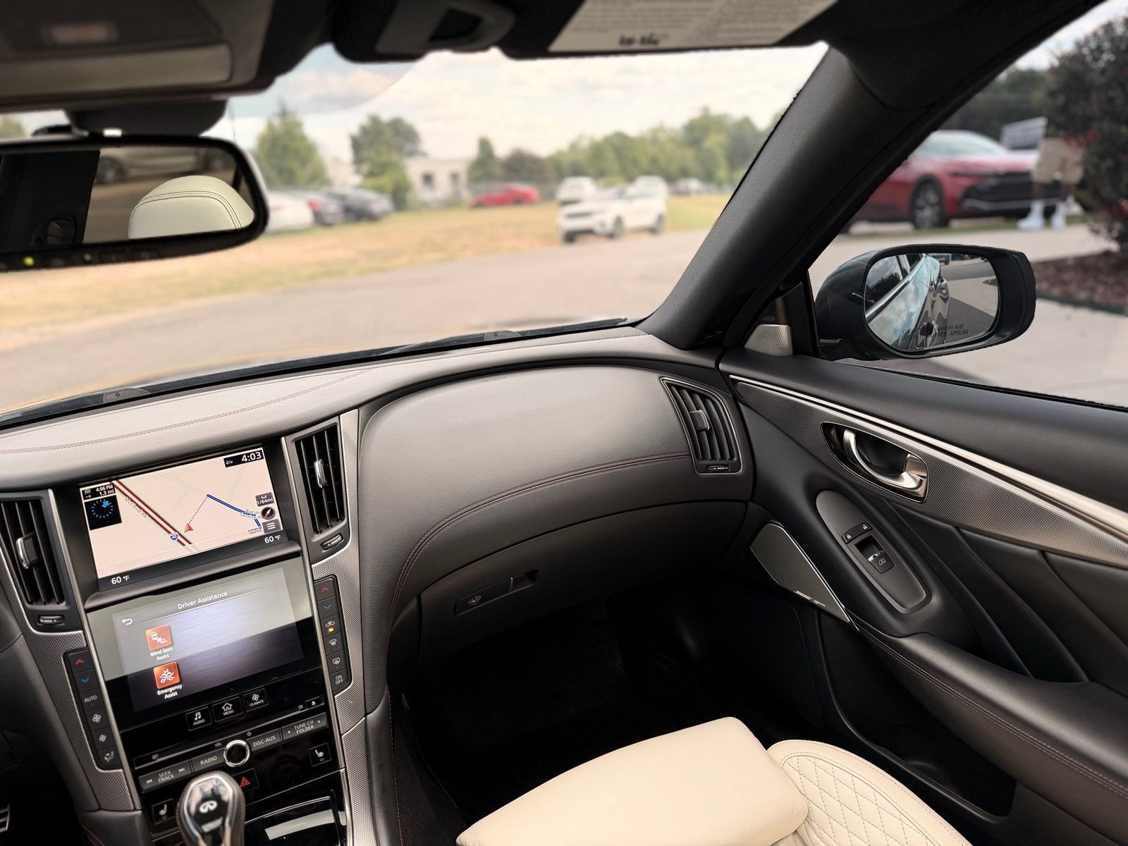 Used 2020 INFINITI Q50 Red Sport 400 w/ Cargo Package RWD image 47